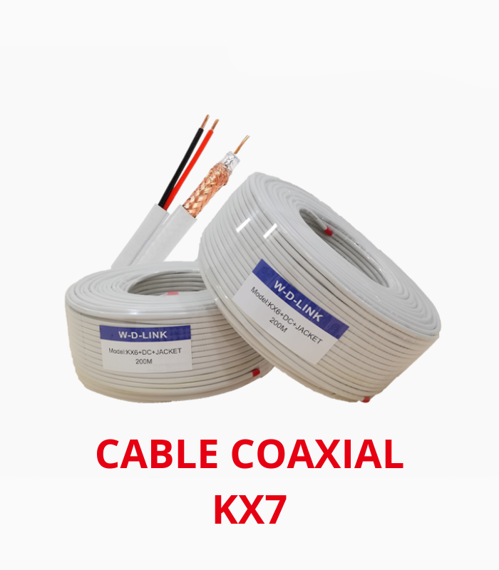 Cable COAXIAL KX7+2DC+JACKET